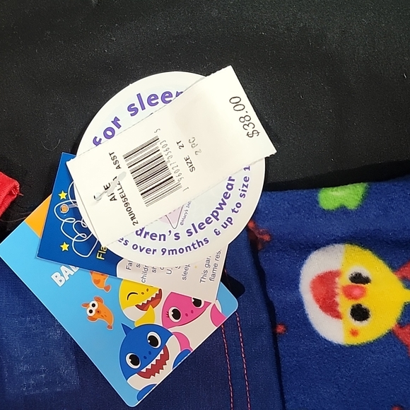 Nwt Nickelodeon Baby Shark PJ Set - Picture 4 of 7